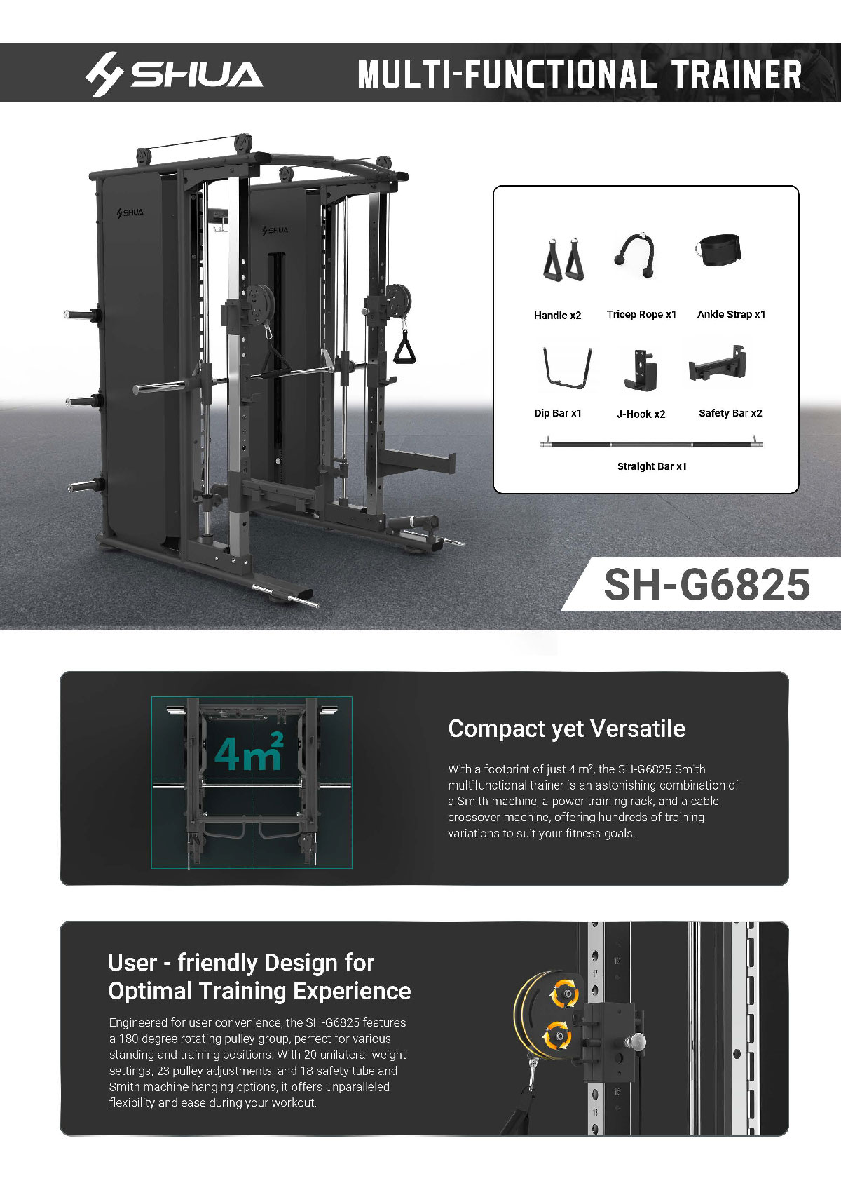Máy Tập Đa Năng SHUA SH-G6825 - Ảnh 4