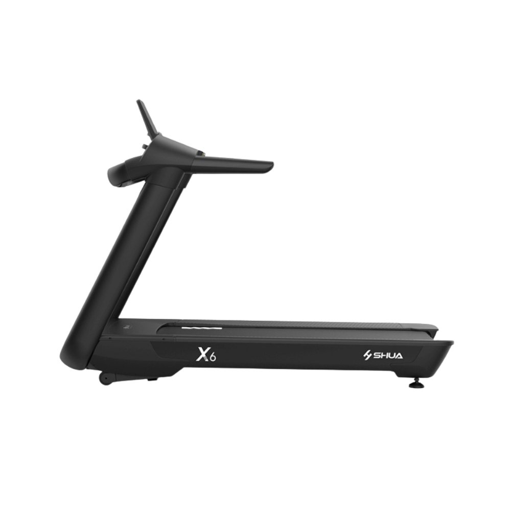 Hình ảnh máy chạy bộ thông minh Shua X6 SH-T6700A với thiết kế hiện đại và động cơ mạnh mẽ.