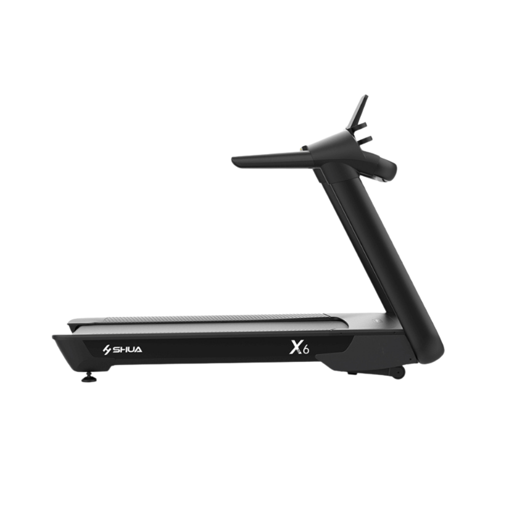 Hình ảnh máy chạy bộ thông minh Shua X6 SH-T6700A với thiết kế hiện đại và động cơ mạnh mẽ.